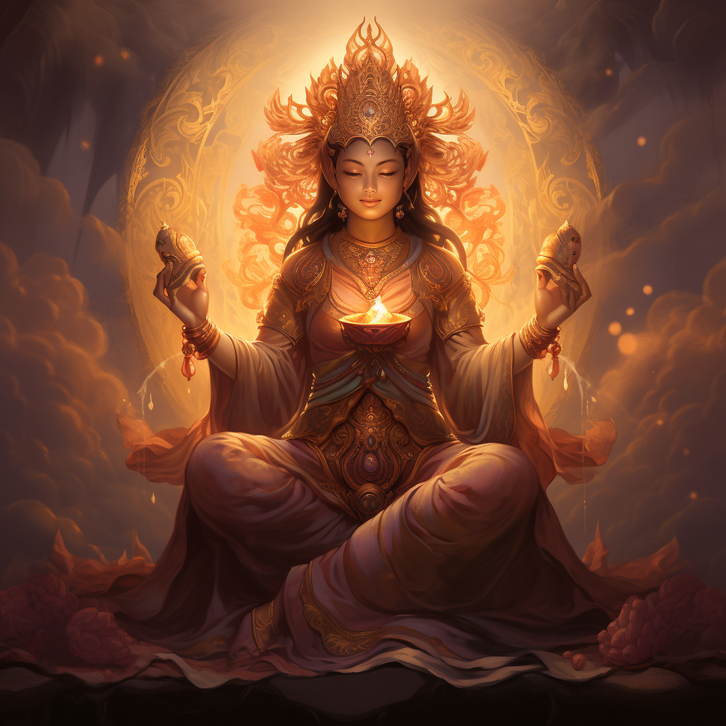 Amitayus: The Eternal Flame of Life and Vitality product image