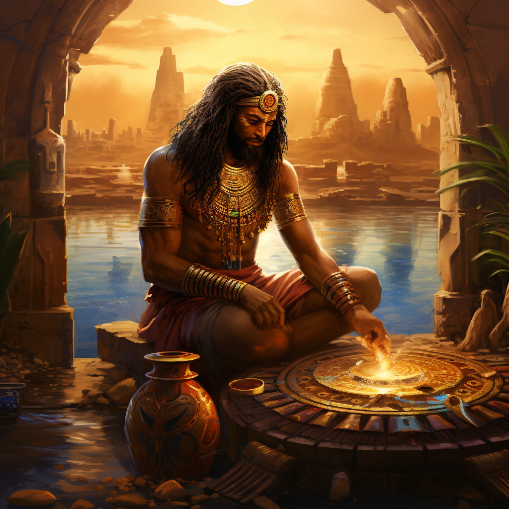 KHNUM - The Divine Sculptor: Crafting Essence, Life, and Celestial Bodies product image
