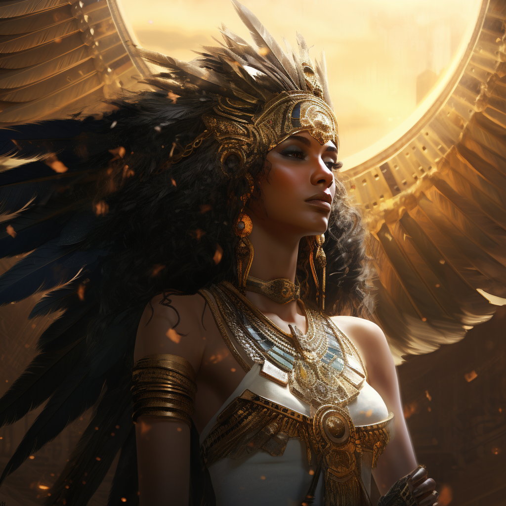 MA'AT - The Pillar of Cosmic Order: Embodiment of Truth, Justice, and Universal Balance product image
