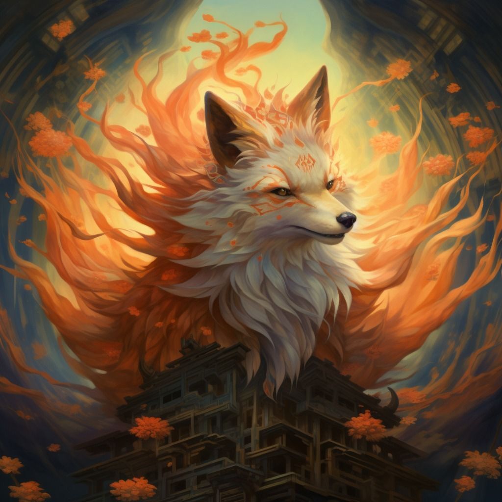 9 Tail Fox companion 九尾狐灵伴侣 product image