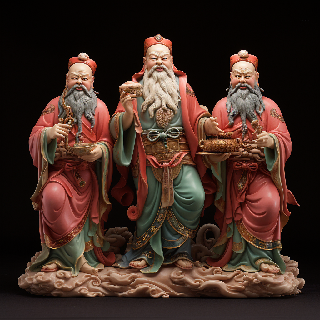 Fu Lu Shou Immortal Binding - Discover Your Fortune, Prosperity, and Longevity product image
