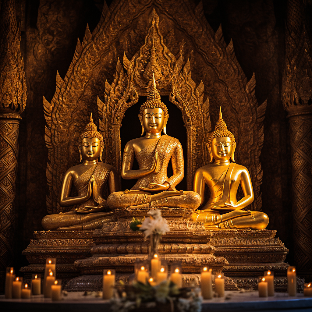 Phra Trikai - The Trinity of Blessings: Embarking on a Journey of Prosperity, Protection, and Enlightenment product image
