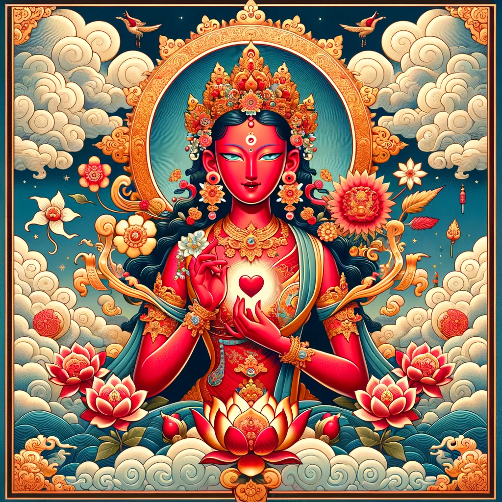 KURUKULLĀ - The Tibetan Goddess of Magnetization and Enchantment product image