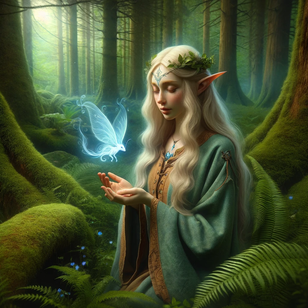 Whisperwood Alliance Woodland Elf: The Silent Protectors of Prosperity and Peace product image