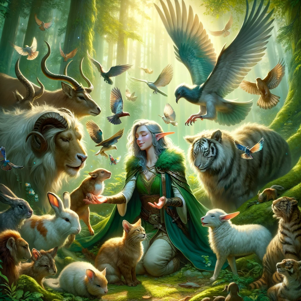 Sylvan Harmony Alliance Woodland Elf: Guardians of Animal Harmony and Prosperity product image