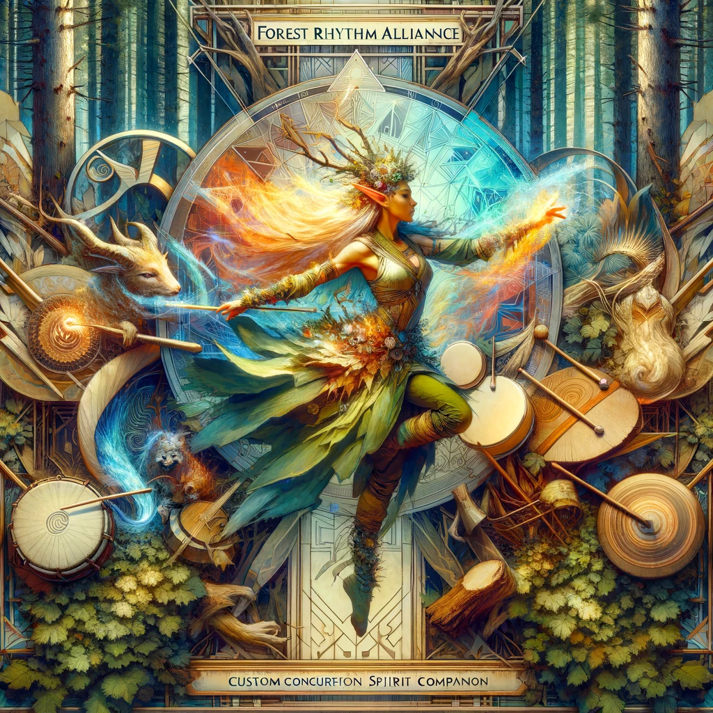 Forest Rhythm Alliance Woodland Elf: Masters of Artistic Expression and Joy product image
