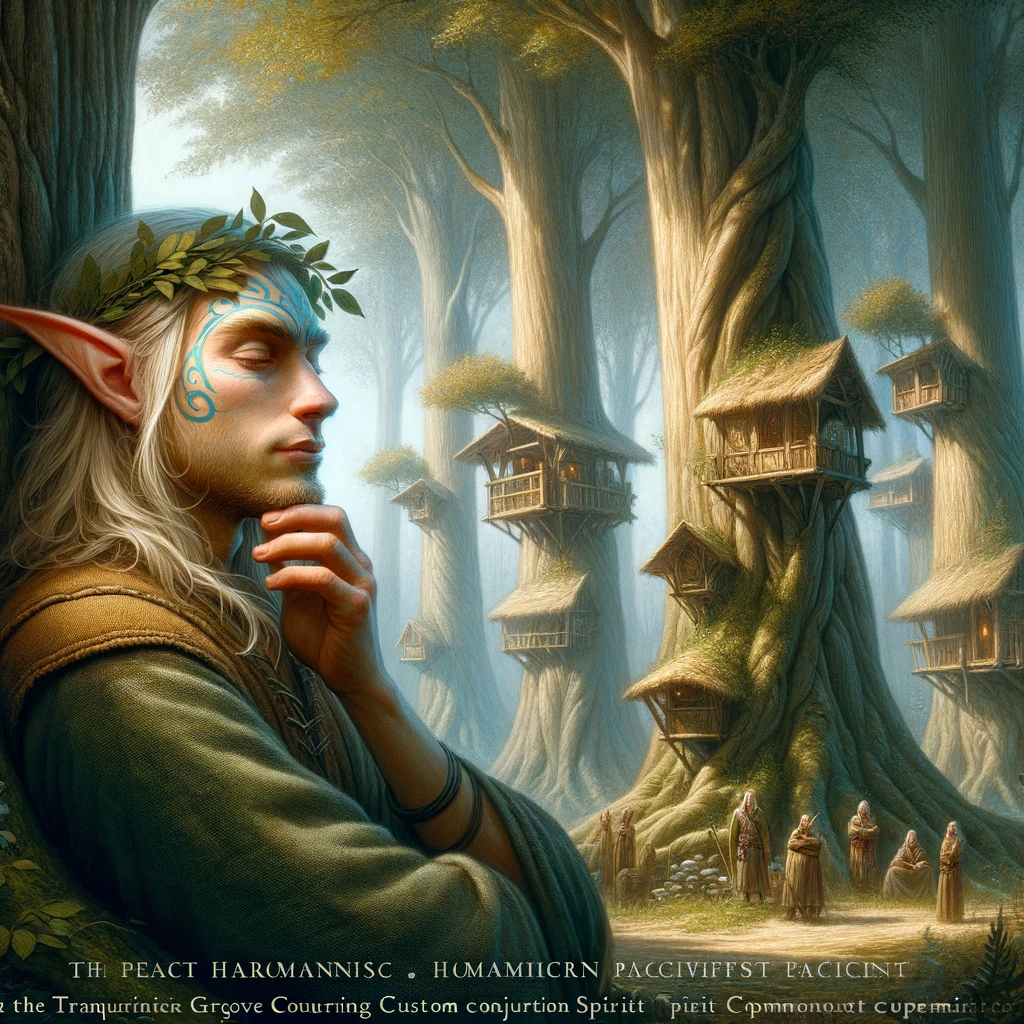 Tranquil Grove Alliance Woodland Elf: Harmonious Pacifists and Guardians of the Forest product image