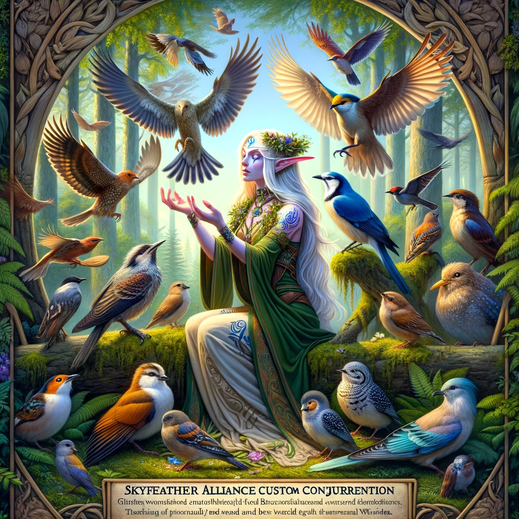 Skyfeather Alliance Woodland Elf Custom Conjuration: Mystics of the Avian Realm product image