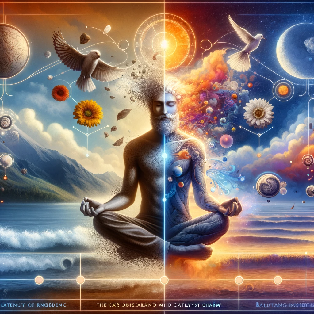 Dual Mind Catalyst Charm: Balancing Wisdom and Carefree Insight product image