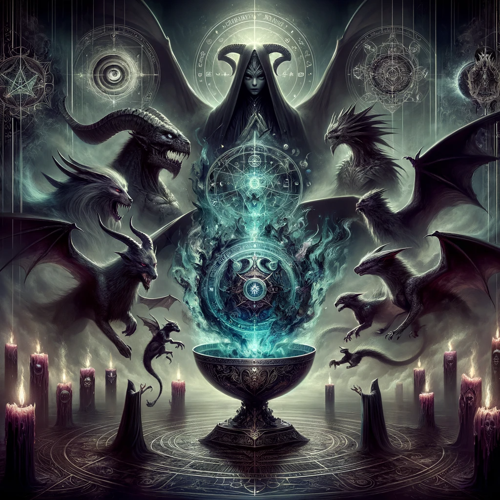 Enigmatic Vessel of Command: The Ultimate Dark Arts Binding for Power and Astral Mastery product image