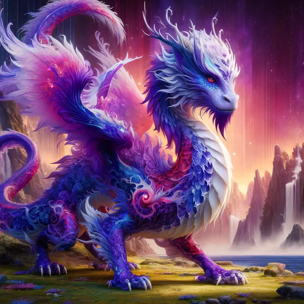 Violet Dragon- Magickal & Prosperous Friends product image