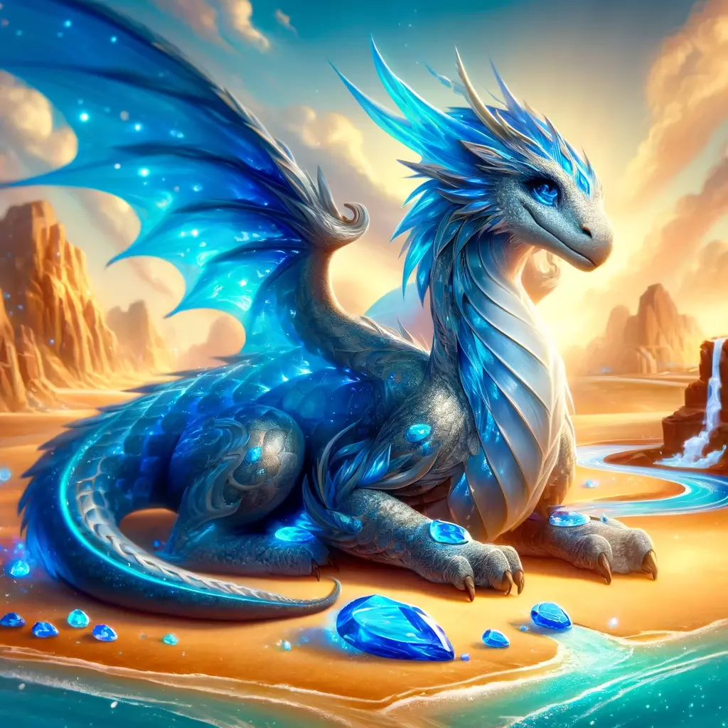 Blue Dragon- Magical Guide of Wisdom product image