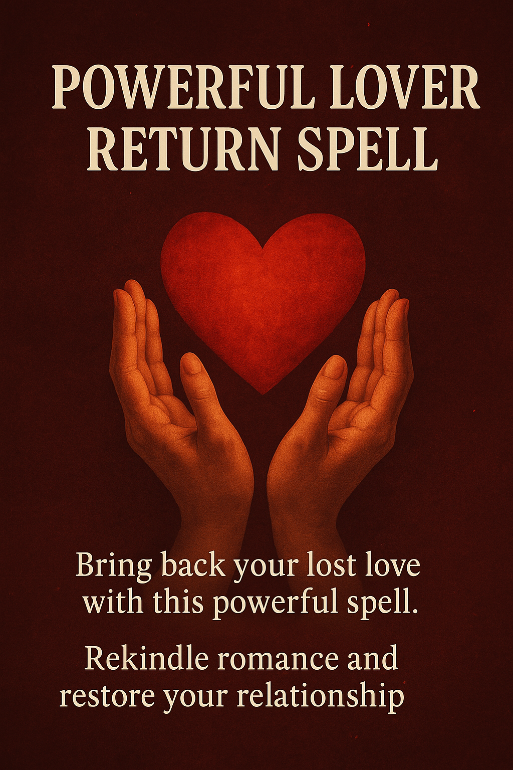 Powerful Lover Return Spell product image
