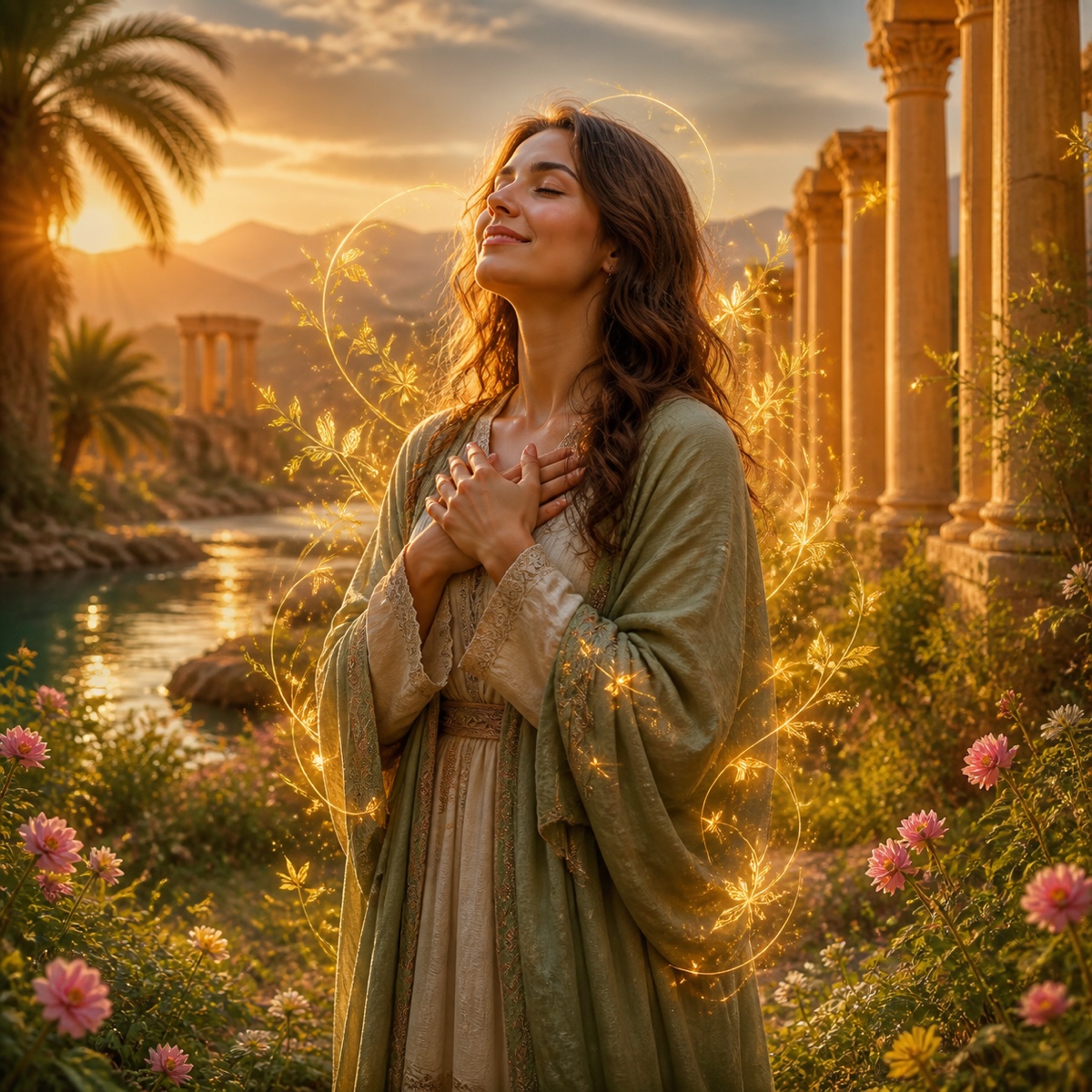 ‘Nature’s Embrace’ Spell: Palmyra’s Blessing of Joy and Love product image