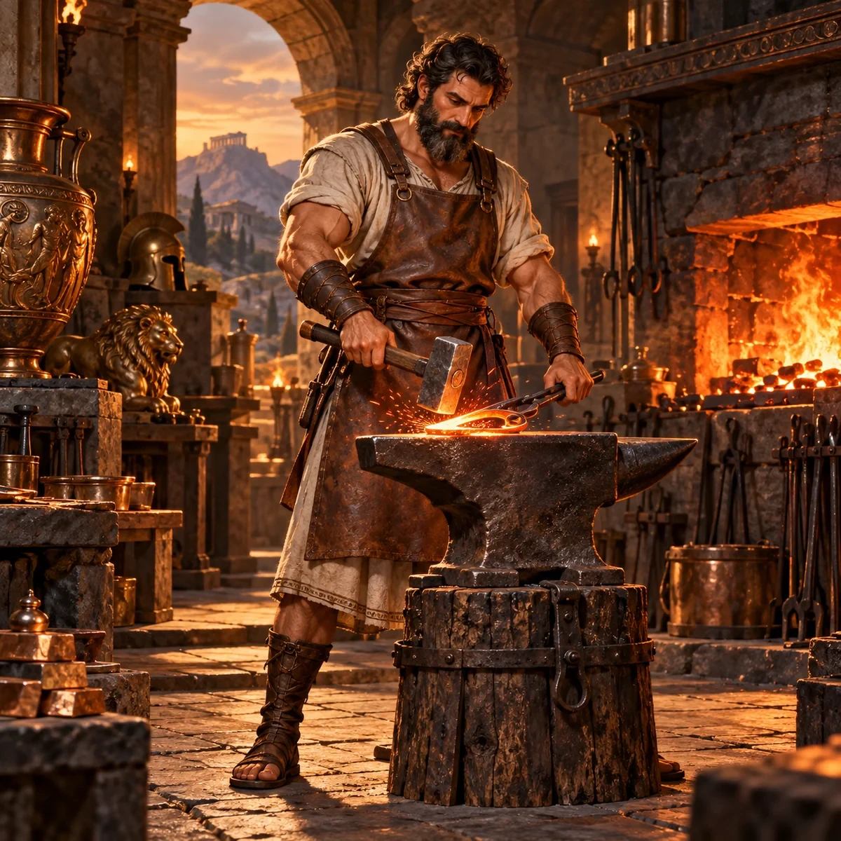 HEPHAESTUS: The Resilient Artisan of the Inferno product image